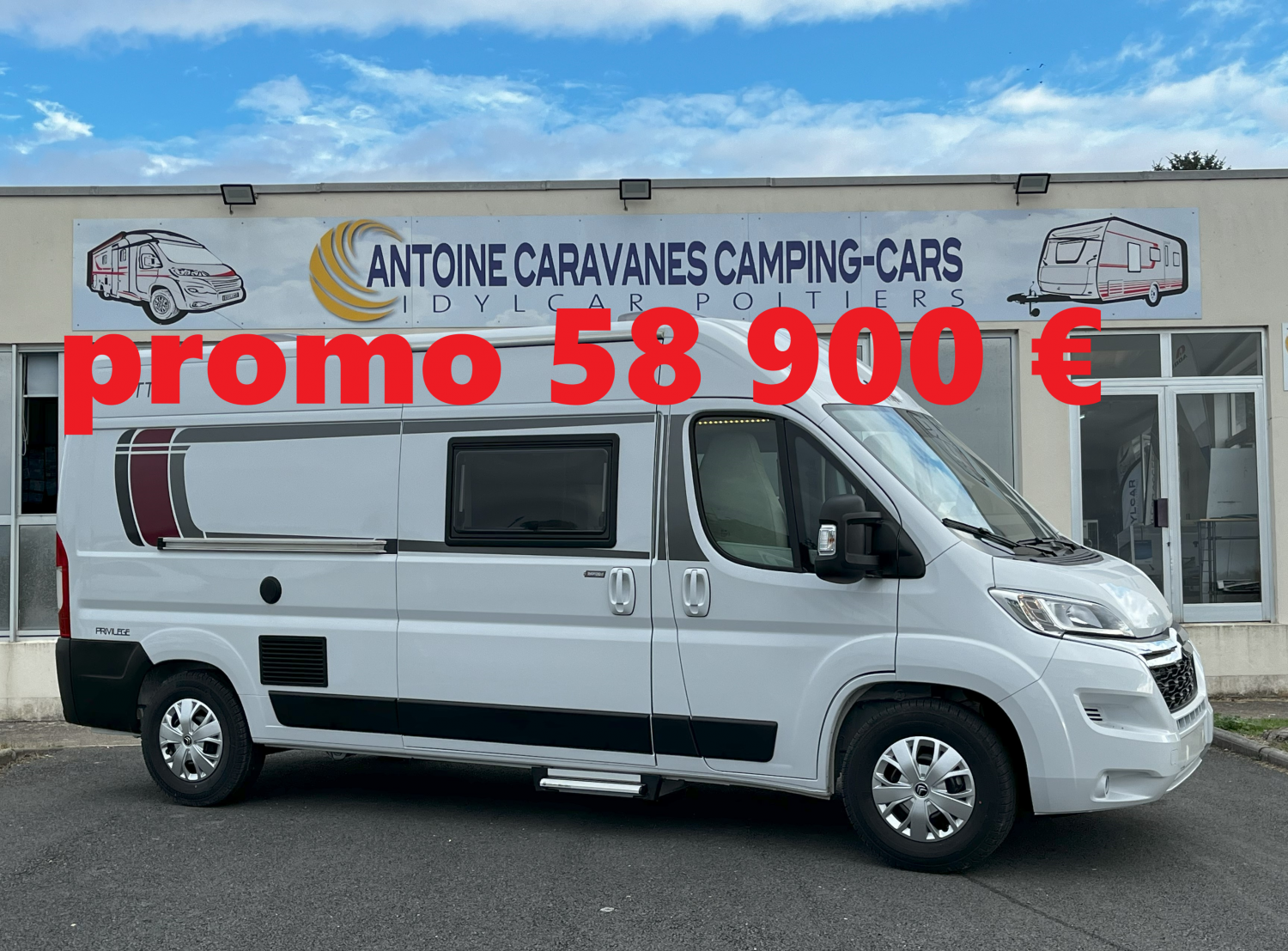 Antoine Caravanes et Camping Car - Giottiline Giottivan 60 B à 58 900 €